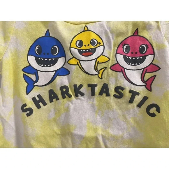 BABY SHARK 2 PIECE 6/9 MONTHS NEW - Picture 2 of 9